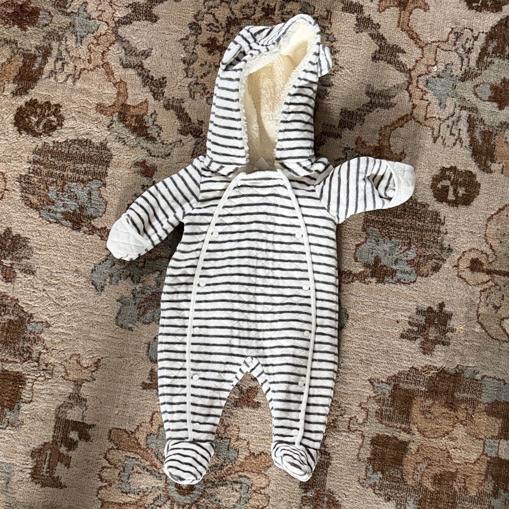 Nordstrom Striped Hooded Baby Bunting